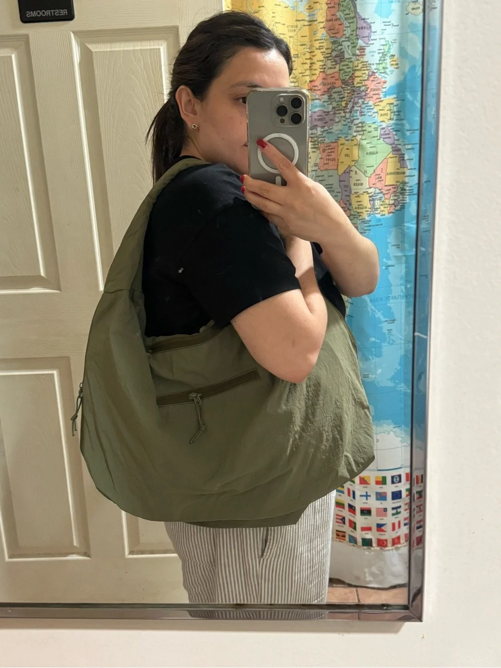 Everyday Olive Shoulder Bag for Women